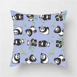 Cushion/Decorative Customizable Sofa Bedroom Cute Panda case National Treasure Panda Blanket Home Decoration case