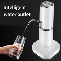 Other Drinkware saengQ Water Pump Dispenser Water Bottle Pump Mini Barreled Water Electric Pump USB Charge Automatic Portable Bottle Switch 230727