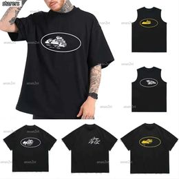 2023 Designer Corteizs T Shirt American Street Hip Hop Letter Print Short Sleeve T-shirt Men's Fashion Brand Summer Loose Round Neck 06