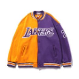 A Bathing A APE Trendy Brand Lakers Memorial Size 24 Baseball uniform Plush Jacket Jacket