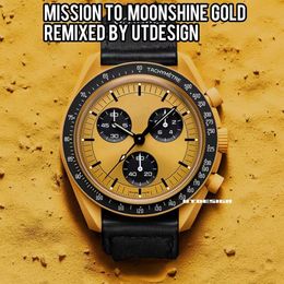 Cheap Bioceramic Planet Moonswatch Men's Watches Full Function Quarz Chronograph Designer Mission to Mercury 42mm Watch Limited Edition Wristwatches 2023