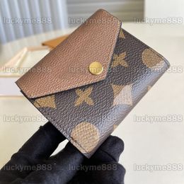 10A Mirror Quality Designers Zoe Wallet Womens Canvas Card Holder Mens Coin Purse Classic Ladies Zipper Credit Card Wallets Luxurys Casual Fashion Bag With Box