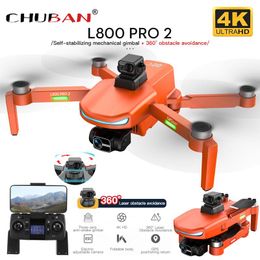 Accessories L800 Pro2 Gps Drone 4k Professional 3axis Gimbal 5g Wifi Quadcopter Fpv with Camera Obstacle Avoidance Brushless Motor Rc Dron