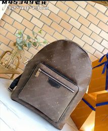 Racer JOSH Rucksack-Stil aus echtem Leder für Herren, geprägtes Leder, Designer-Herren-Rucksäcke, luxuriöse Schulranzen, Schultasche für Herren, Laptop-Taschen, Reisetasche N45349