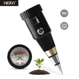 Moisture Metres Handheld Soil Moisture PH Metre Acidity Humidity Tester Metal Sensor Probe 3~8ph No Battery Hygrometer for Planting Garden Tool 230727