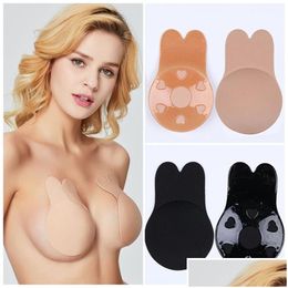 Breast Pad Female Push Up Bra Seamless Strapless Invisible Self Adhesive Sile Nipple Er Stickers Thin Breathable Pads Drop Delivery Dhyfh