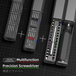 Screwdrivers 8 32 In 1 Precision Screwdriver Set S2 Material Magnetic Torx Hex Bit Mini Phone Watch Laptop Repair Tool 230727