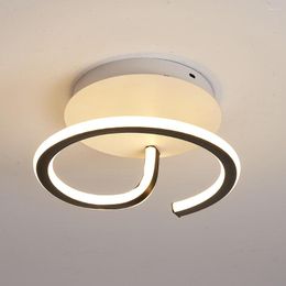 Ceiling Lights FCYAM LED Aisle Modern Nordic Curve Design Bedroom Kitchen Room Corridor Balcony Hallway Plafonnier Lamp