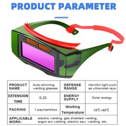 Lenses Automatic Dimming Welding Glasses Antiglare Glasses Argon Arc Welding Solar Goggles Special Welding Masks Eyeglasses Accessorie