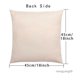 Cushion/Decorative Magnolias Decorative Cushion Covers Square case for Sofa Cotton Linen Cover R230727