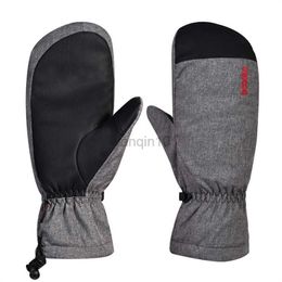 Ski Gloves Outdoor Winter Warm Ski Gloves Men Women Snowboard Glove Snowmobile Waterproof Windproof Mittens Thermal Snow Gloves 2 Fingers HKD230727