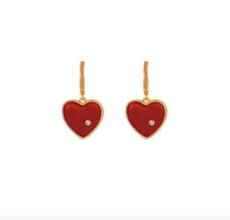 Hoop Huggie STE6 Customised Earrings For Women Temperament Pearl Cherry Cat Pendant Earring Girl Party Jewellery Gift SmartBuy 230727