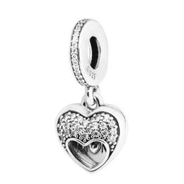 2017 Mother's Day I Love My Mom Gift Charm 100% 925 Sterling Silver Bead Fit Pandora Charms Bracelet Authentic DIY Fashion Je2847