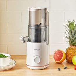 Juicers 220V Slow Juicer Large Calibre Fruit Vegetable Screw Cold Press Extractor Home Automatic Squeezer Citrus Juicer Portable Blender 230727