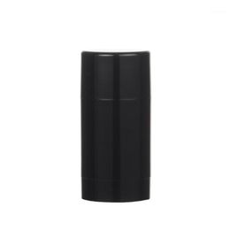 Storage Bottles & Jars 6pcs 75ml Plastic MaBlack Empty Round Deodorant Container Lip Tubes Gloss Holder With Caps315F