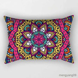 Cushion/Decorative Mandala Cushion Cover Vintage Pattern case Decor Sofa Cushion Home Decor case Can Be Customized R230727