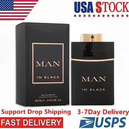 Бесплатная доставка в США в 3-7-дневном парфюмерном дерево сущности Человек в черном аромате 100 мл Человека-аромата Парфюм, длительные ароматы джентльмен