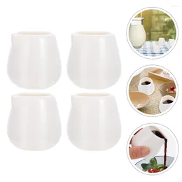 Dinnerware Sets 4 Pcs Oatmilk Creamer Espresso Pot Coffee Cups Ceramic Milk Cup Jar Frothing Pitcher Seasoning Bowl