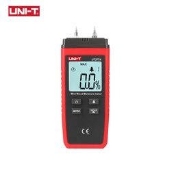 Moisture Meters UNI-T UT377A Wood Moisture Meter Digital Hygrometer Humidity Tester For Wood Data Hold 230727