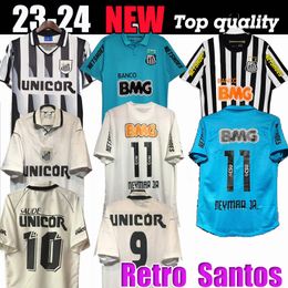 1912 2011 2012 2013 Santos Retro Soccer Jersey 11 12 13 NEYMAR JR Ganso Elano Borges Felipe Anderson Vintage Classic Football Shirts Jersey 7233