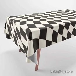 Table Cloth Pattern Mosaic Tablecloth Rectangular Tablecloth Home Decoration Tablecloth Practical Outdoor Tablecloth De Table R230727