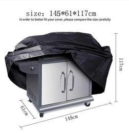 Sprayers 420d Bbq Cover Outdoor Dust Waterproof Weber Heavy Duty Grill Cover Rain Protective Outdoor Barbecue Cover Round Dropshipping