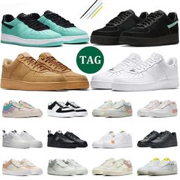 AF 1 Sneakers Platform af1 Casual Shoe Forces 1 Shadow Shoe Triple Black White University Red Last Orange Viotech Mesn Womens Sport Trainers