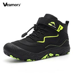 Children Hiking Shoes Outdoor Sports Kid-Parent Sneakers Waterproof Anti-Skid Casual Sneakers Boys Girls Walking Shoes