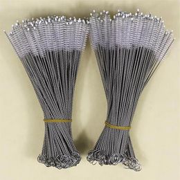 Stainless Steel Nylon Straw Cleaner Cleaning Brush For Drinking PipeTube Baby Bottle Cup Household Cleaning Tools 175 30 5mm DHL H281o