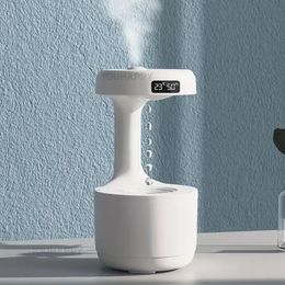 New Anti-gravity Effect Humidifier, Clock, Night Light, Ornament, Small Home Appliance Humidifier