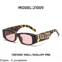 23 Small Box Sunglasses Angels Design Unisex UV400 Palm Retro Frame Plate Outdoor Travel JYPW