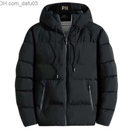 Men's Down Parkas Cotton Padded Jacket Men's Autumn Winter Jackets Casual Clothing Plus Size Hooded Thick Warm Parkas Coat Men Outwear 211104 Z230727