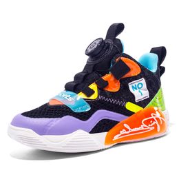 Brand Boys Shoes High Quality Mesh Basketball Shoes Non-slip Kids Sneakers Children Sport Shoes Girls Basket Trainers Athletic