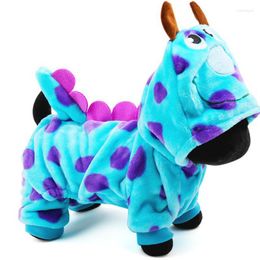 Dog Apparel Clothes Bubble Dragon Transformation Thicken Jacket Cat Winter Pet Cute Costume Warm Hoodie Coat Supplies