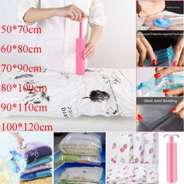 Clothing Storage 2022 Strong Vacuum Seal Oranizer Bags VAC Space Saving Compressed Bag Pack Saver194l