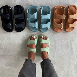 NEW Sandals Korea Style Fashion Beach Female Rome Sandal Platform Buckle Summer Shoes Woman Preppy Sandalias Footwear 230417