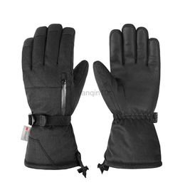 Ski Gloves Ski Gloves Winter Outdoor Sports Waterproof Windproof Warm Gloves Snowboarding Gloves Snow Motorcycle Riding Touch Screen Gloves HKD230727