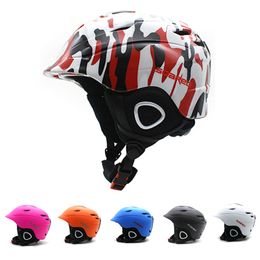 Hełmy taktyczne 2 w 1 kabriolet narciarski kask snowboardowy hełm rowerowy Hełm Dorośli Dorośli Dzieci 4 rozmiary z mini -wizacją rodzica dopasowanie dziecka 2307726