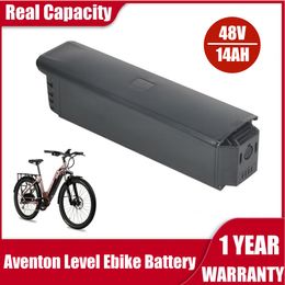 EU US Tax Free Aventon Level Ebike Frame Integrated Replace Battery Pack 48V 14Ah 672Wh Electric Bike Batteries Bafang BT F16 M500/M600 350W 500W 750W Motor