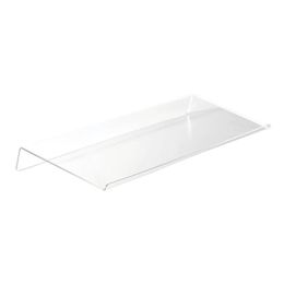 Hooks & Rails Acrylic Tilted Computer Keyboard Holder Clear Stand For Easy Ergonomic Typing Office Desk Home School329c