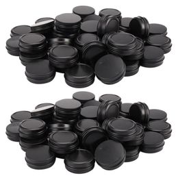 Storage Boxes & Bins Aluminium Tin - 80 Pack 1Oz 30G Round Metal Container Screw Top Cosmetic Sample Containers Candle Tins337i