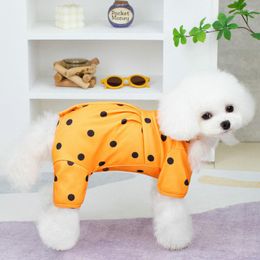 Dog Apparel Pajamas Puppy Clothes Jumpsuit Shih Tzu Yorkie Poodle Schnauzer Costume Outfit Chihuahua Pomeranian Pet Clothing XS