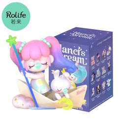 Action Toy Figures Robotime Rolife Nanci's Dream Blind Box Doll Toys Surprise Lady for Children Friends ZLXX0 230726