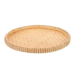 Dinnerware Sets Sieve Baskets Fruit Round Coffee Table Tray Pasta Bowls Trays Drying Dustpan Bamboo Weaving