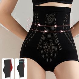 Womens Shapers High Waist Flat Belly Panties Women Tummy Control Underpants Postpartum Shapewear Trainer Slimming Briefs Girdle Bodysuit 230726