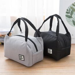Portable Lunch Bag 2020 New Thermal Insulated Lunch Box Tote Cooler Bag Bento Pouch Container School Storage Bags1193S