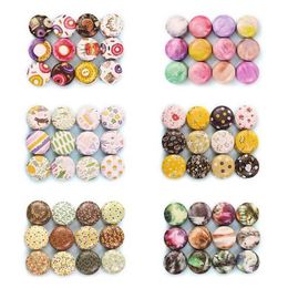 12pcs Mini Elegant Flower Tin Box DIY Candle Jar Balm Round Empty Case Portable Lipstick Spices Storage2108