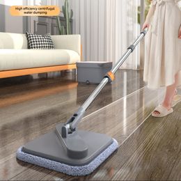 Mops Household Sewage Separation Mop Free Hand Wash Mop Bucket Quick Dry One Clean Dry And Wet Rotary Mop Set 230726
