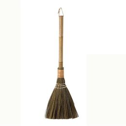 Handmade Sweeping Broom For Household Duster Cleaning Tool Useful Straw Braided Home Cleaning Broom Long Section265o