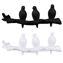 Hooks & Rails Wall Decorations Hook Up Home Accessories Living Room Hanger Resin Bird Key Bedroom Coat Hat Clothes Towel247o